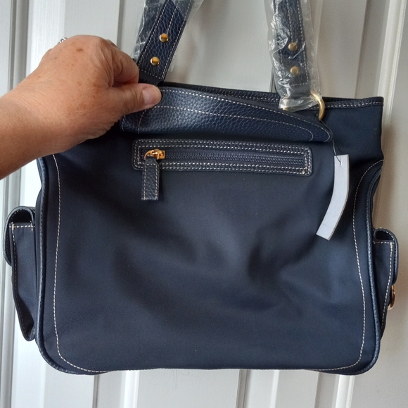 NWT MAXX NY Nylon Leather Trim 3 compartment Dust Cover - Picture 3 of 13